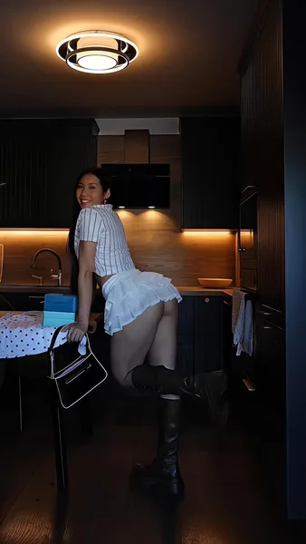 Would you let me cook for you looking exactly like this